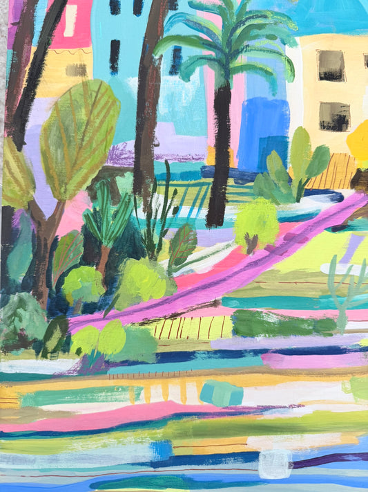 By the Sea | Fine Art | Abstract Landscape |Tropical