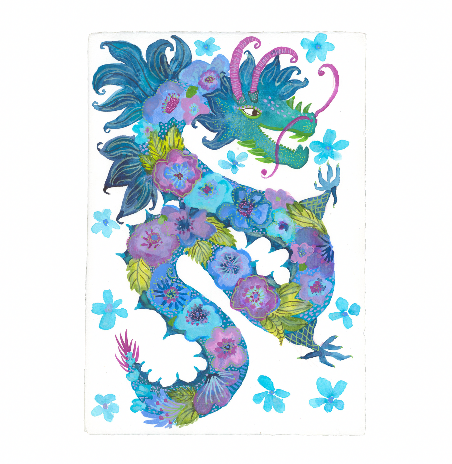 Dragon In Blue