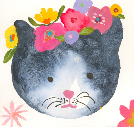 Cats in Floral hats!