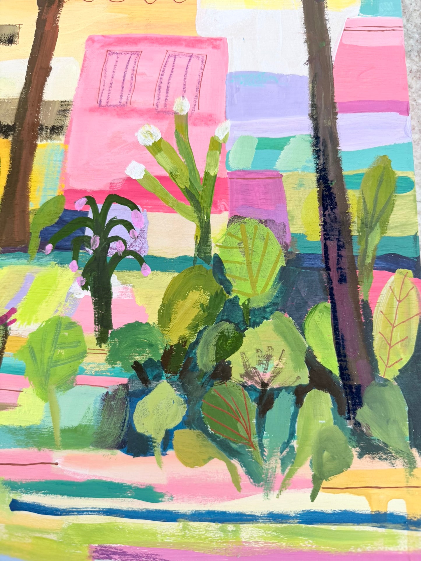 By the Sea | Fine Art | Abstract Landscape |Tropical