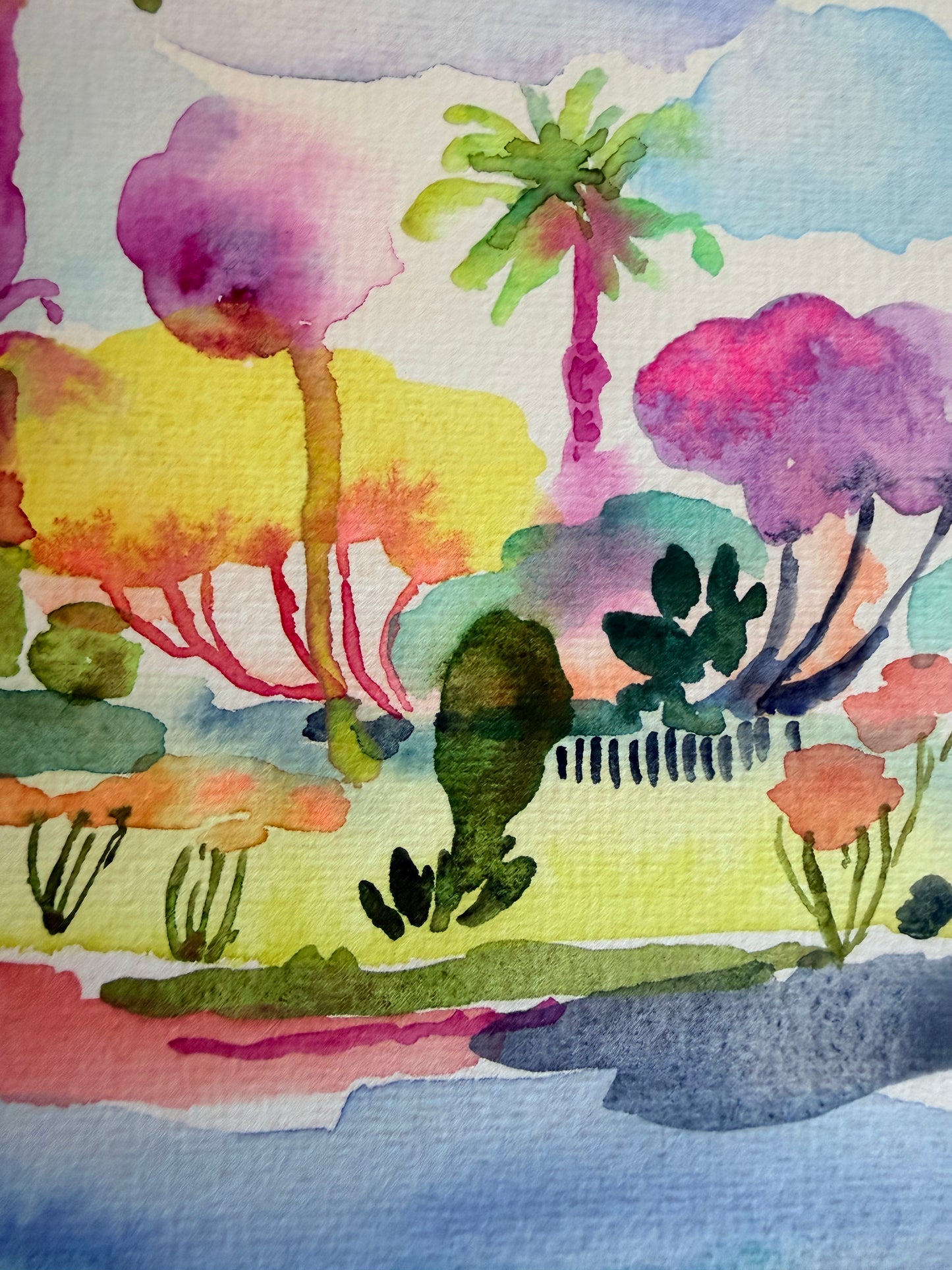 Alligator Waters (1 & 2) Original Gouache & Watercolor