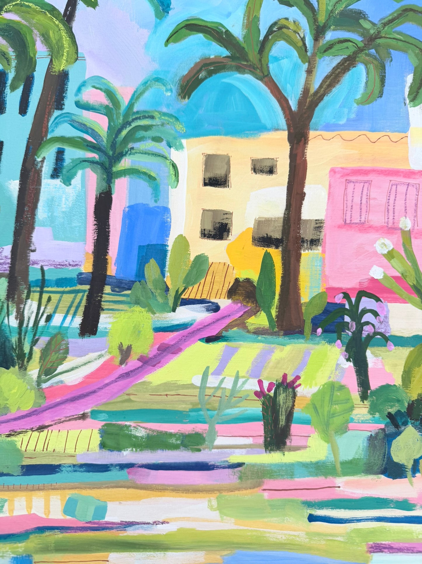 By the Sea | Fine Art | Abstract Landscape |Tropical