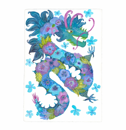 Dragon In Blue