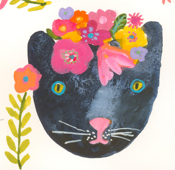 Cats in Floral hats!